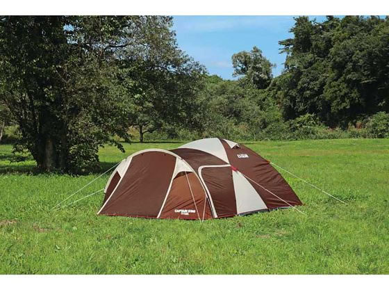 約75%オフ！キャプテンスタッグ エクスギア ツールームドーム270 4〜5人用 キャプテンスタッグ エクスギア ツールームドーム270 4～5人用 UA-18が