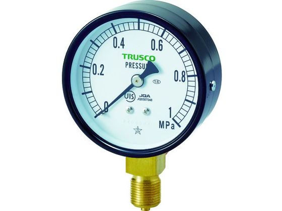 TRUSCO JIS汎用圧力計A型75φ TPG75-1.0