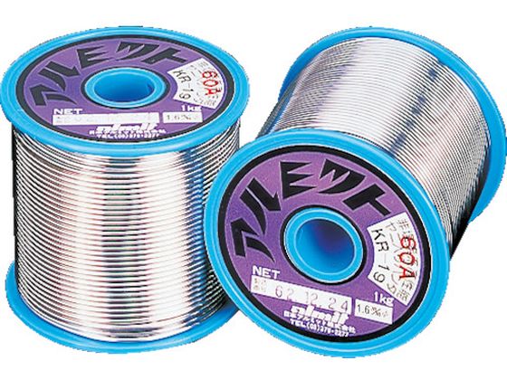 アルミット 鉛入りやに入りはんだ KR-19 難はんだ付け用 0.65mm KR19-60A-2.5-0.65MM アルミット 鉛入りやに入りはんだ KR-19 難はんだ付け用 0.65mm KR19-60A-2.5-0.65MM