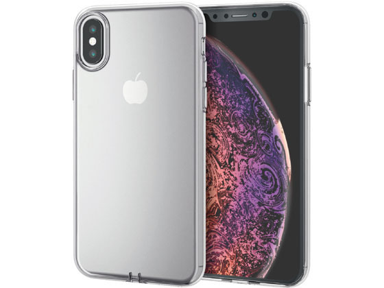 エレコム iPhone XS用ソフトケース 極み PM-A18BUCTCR