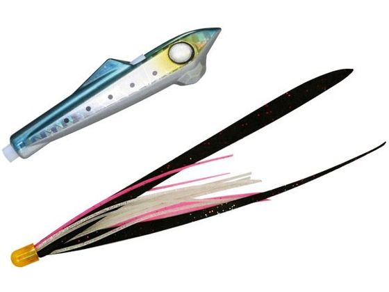 ジャッカル ビンビンロケット 30g #F209 ギラIW 真っ黒RD