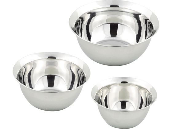 パール金属 ワイドリム ステンレスボール3点セット HB-3583