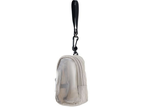 ナカバヤシ シースルーミニミニリュック ライトベージュ SZC-PO02LBG