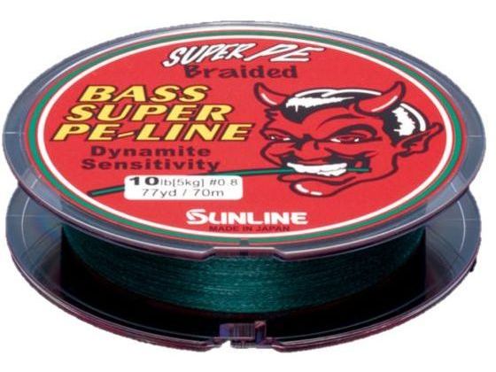 サンライン バススーパーPE LINE 70m 12LB 1.0