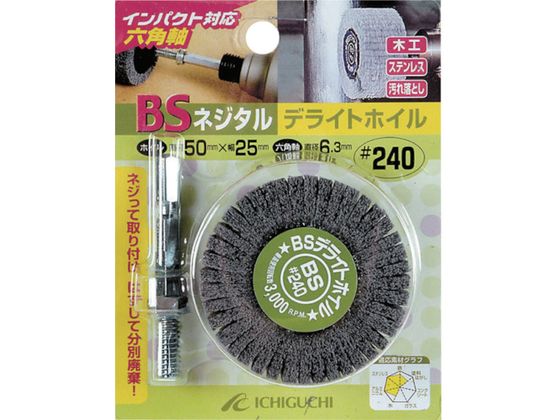 BS ネジタル-デライトホイル(六角軸) 30×25/6.3 #400 86809 BS ネジタル-デライトホイル(六角軸) 30×25/6.3 #400 86809