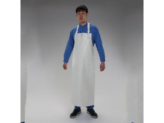 ●サイズ：１００×１１０ｃｍ●仕様：ポケット無●材質：ラバー●ネックハンガー式●軽量で食品加工作業などに最適です。●ＬＦＧＢ規格適合品