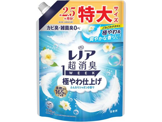 P & G レノア超消臭1WEEK 極やわ シャボン 替 特大 770mL P & G レノア超消臭1WEEK 極やわ シャボン 替 特大 770mL