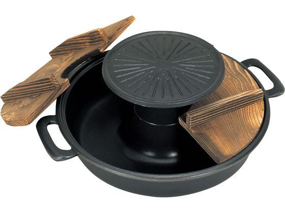 東伸販売 五進 アルミ(フッ素加工)焼きしゃぶ鍋 30cm(J-53) 東伸販売 五進 アルミ(フッ素加工)焼きしゃぶ鍋 30cm(J-53)