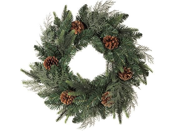 東京堂 造花 ステイブルグリーンリース XV001933