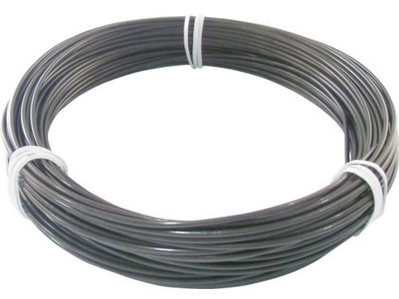 TRUSCO カラー針金 ビニール被覆タイプ 2.0mm×25m ブロンズ