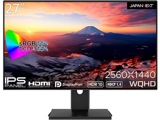 JAPANNEXT 液晶ディスプレイ 27型 WQHD JN-27i4FLQR JAPANNEXT 液晶ディスプレイ 27型 WQHD JN-27i4FLQR