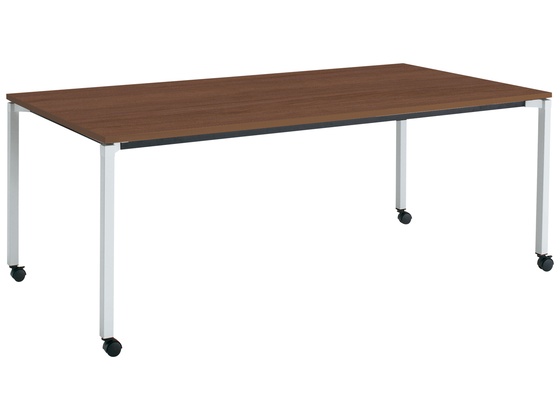 コクヨ ミーティングJUTO 角脚キャスター ブラウン W2100×D1000 コクヨ ミーティングJUTO 角脚キャスター ブラウン W2100×D1000
