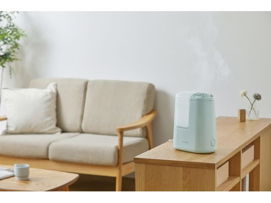 アイリスオーヤマ スチーム式加湿器 120ml フォググリーン AHM-H12B-G