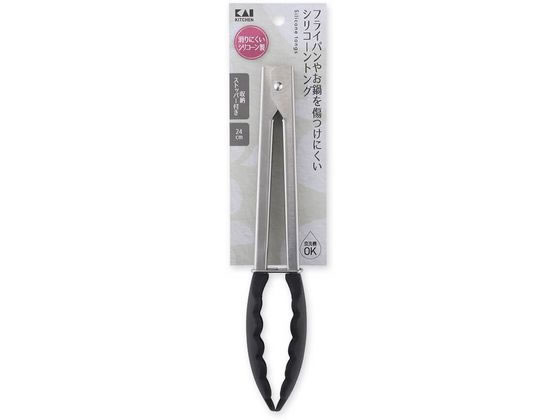 貝印 KAI KITCHEN シリコーントング 24cm DH8084
