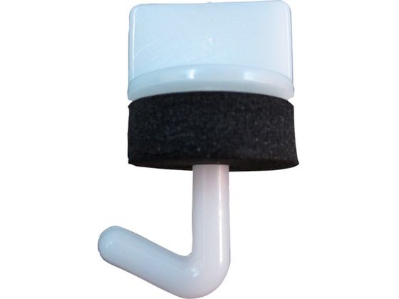 ダイドーハント ワンタッチプラフック 10り19mm 白 1箱袋=10本