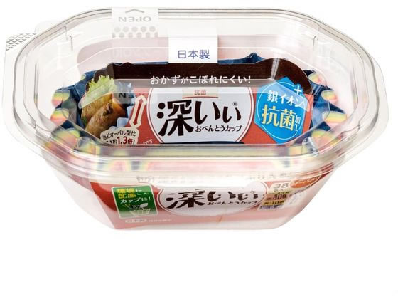 東洋アルミエコー 抗菌深いぃ おべんとうカップ深型 OV 38枚