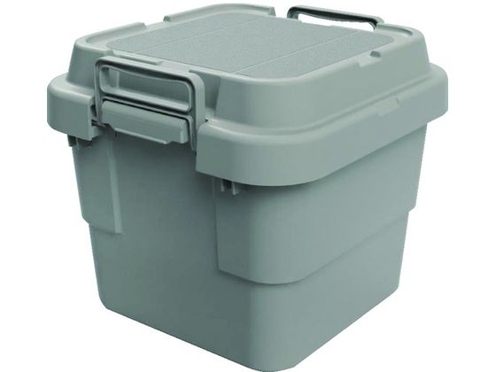 TRUSCO トランクカーゴ フラット天板仕様 30L グレー GYCF-30 TRUSCO トランクカーゴ フラット天板仕様 30L グレー GYCF-30
