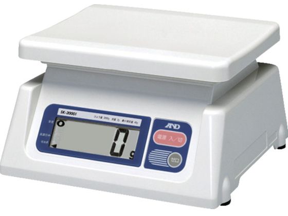 A & D デジタルはかり(検定付・4区) SK2000I-A4 A & D デジタルはかり(検定付・4区) SK2000I-A4