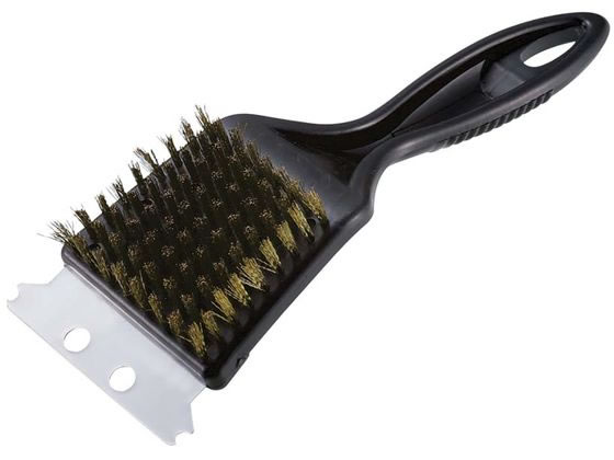 キャプテンスタッグ レスト 鉄板焼器・アミ用ブラシ ブラック