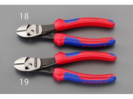 エスコ 強力型ニッパー グリップ付 180mm EA536KD-18