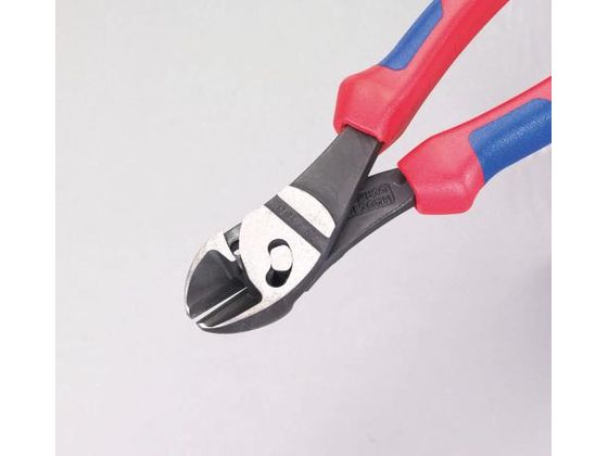 ●メーカー：ＫＮＩＰＥＸ（クニペックス）●型番：７３７２１８０Ｆ●材質：クロムバナジウム鋼●仕上げ：磨き●グリップ材質：コンフォート（２層）グリップ●切断能力：軟線：φ５．５ｍｍ中硬線：φ４．６ｍｍ硬