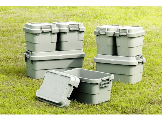 TRUSCO トランクカーゴ フラット天板仕様 70L グレー GYCF-70 2073995