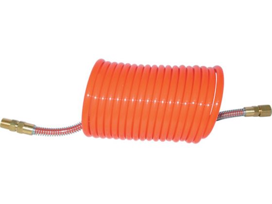 ●型番：C-500●コイル径（mm）：90．2 ●使用範囲（m）：4 ●色：オレンジ ●全長（mm）：305 ●内径（mm）：6 ●コイル長（mm）：165 ●使用流体：空気●流体温度：−5〜60℃ 