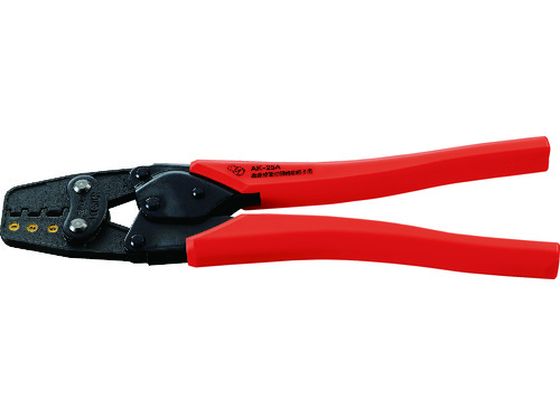 エビ 絶縁被覆付閉端接続子用圧着工具 使用範囲CE1・2・5 AK25A エビ 絶縁被覆付閉端接続子用圧着工具 使用範囲CE1・2・5 AK25A