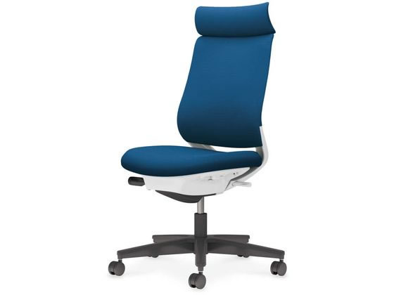 コクヨ ミトラ2 布 アディショナル肘無 黒脚本体白プルシアンブルー コクヨ ミトラ2 布 アディショナル肘無 黒脚本体白プルシアンブルー