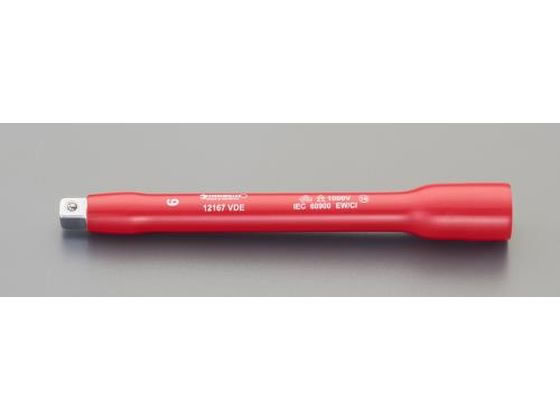 エスコ 3/8"DR×250mm 絶縁エクステンションバー EA640RL-10 エスコ 3/8"DR×250mm 絶縁エクステンションバー EA640RL-10
