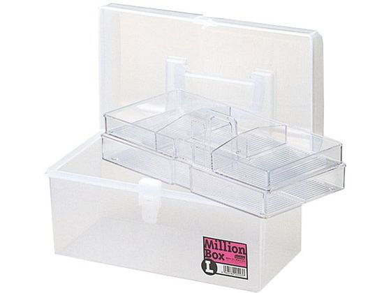 明邦化学工業 ミリオンBOX L クリア