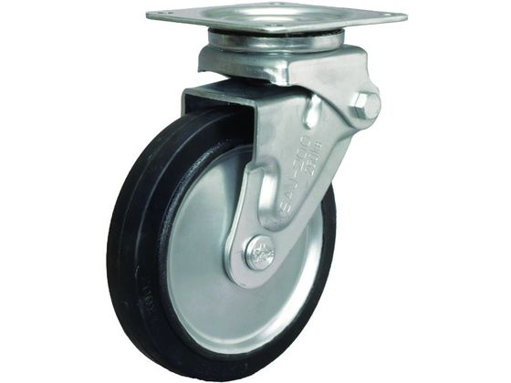 シシク 緩衝キャスター 自在 ゴム車輪 200径 SAJ-HO-200W シシク 緩衝キャスター 自在 ゴム車輪 200径 SAJ-HO-200W