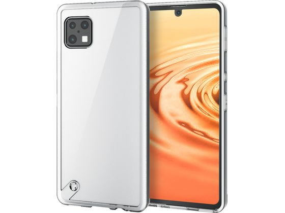 エレコム AQUOS sense6s ハイブリッドケース PM-S221HVCKCR