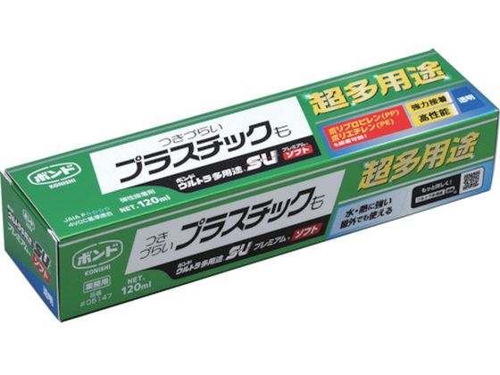 コニシ ボンド ウルトラ多用途SUプレミアムソフト 120ml 透明 05147 コニシ ボンド ウルトラ多用途SUプレミアムソフト 120ml 透明 05147