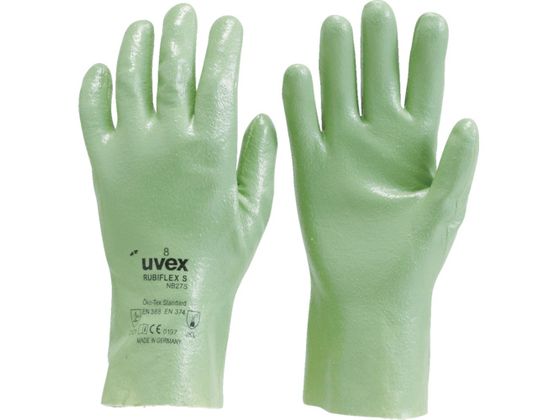 UVEX 耐溶剤手袋 ルビフレックス NB27S M 9893068 UVEX 耐溶剤手袋 ルビフレックス NB27S M 9893068