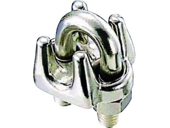 水本 ステンレス ワイヤークリップ SUS316 使用ロープ径6mm B-2434