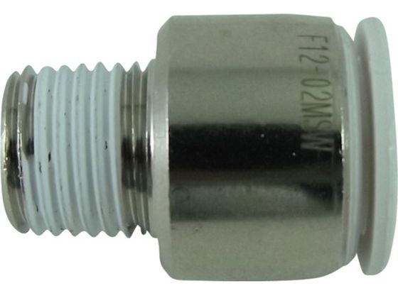 チヨダ ファイブ六角穴付メイルコネクター W(白)12mm・R1/4 F12-02MSW チヨダ ファイブ六角穴付メイルコネクター W(白)12mm・R1/4 F12-02MSW