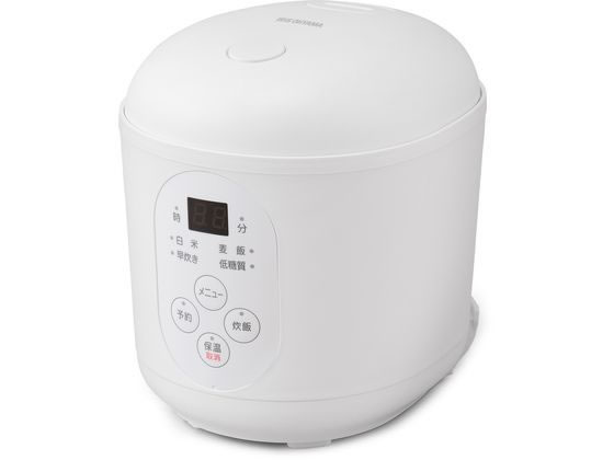 アイリスオーヤマ ジャー炊飯器 1.5合 ホワイト RC-MF15-W アイリスオーヤマ ジャー炊飯器 1.5合 ホワイト RC-MF15-W