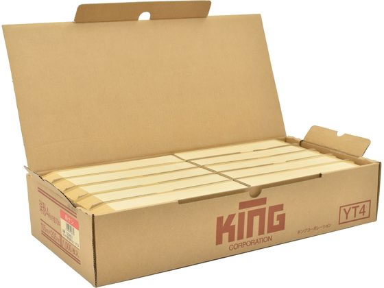 キングコーポレーション 洋4タテ型 窓明封筒 クラフト 70g 1000枚