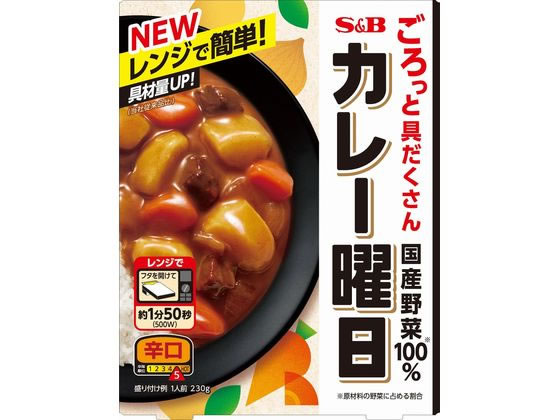 エスビー食品 カレー曜日 辛口 230g エスビー食品 カレー曜日 辛口 230g
