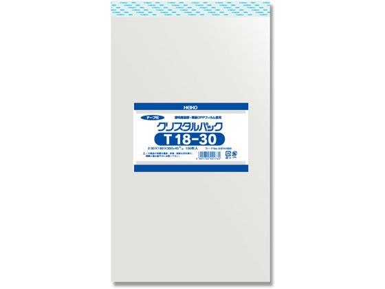 ヘイコー クリスタルパック 180×300+40mm 100枚×10袋 T18-30