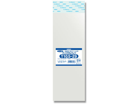 ヘイコー クリスタルパック 105×290+40mm 100枚×10袋 T10.5-29