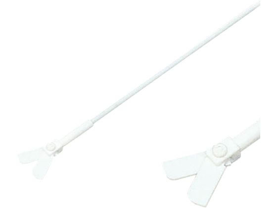 アズワン PTFEオール被覆大型撹拌棒 開閉羽根タイプ φ10×600L NR2201-003 63-4155-05