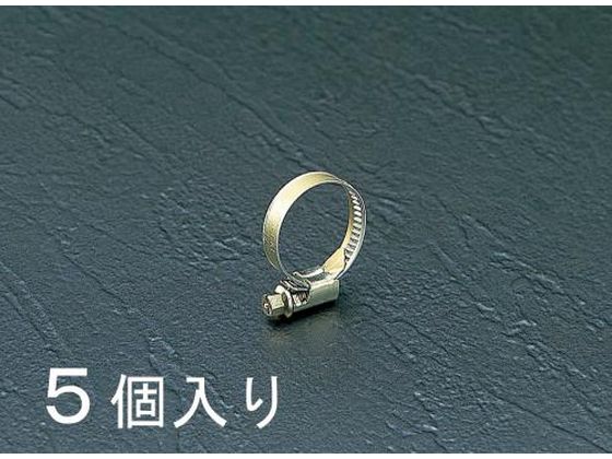 エスコ ホースクランプ 5個 50-70mm EA463A-70