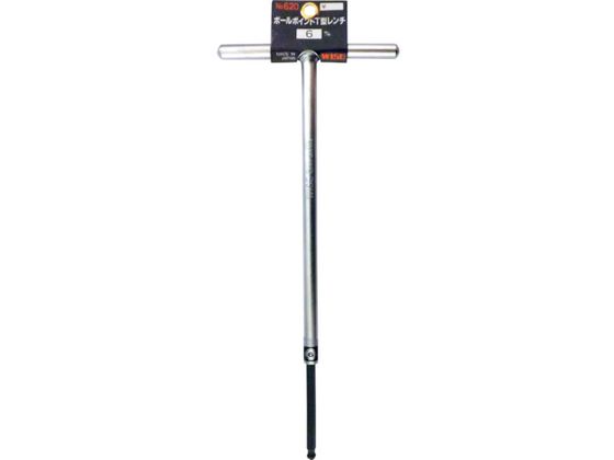 ワイズ ボールポイントT型レンチ6mm 620-60 ワイズ ボールポイントT型レンチ6mm 620-60