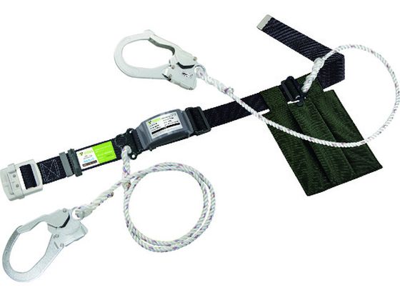 タイタン カルラック ロープ+補助ロープ式 ブラック 墜落制止用器具