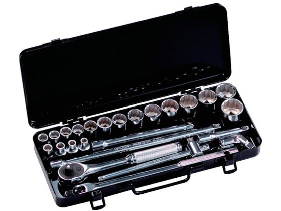 ●型番：N318S●入数：１Ｓ●差込角（ｍｍ）：９．５●ソケット内容（ｍｍ）：６角：６、７、８、９、１０、１１、１２ １２角：１３、１４、１５、１６、１７、１８、１９、２０、２１、２２、２４●ハンドル