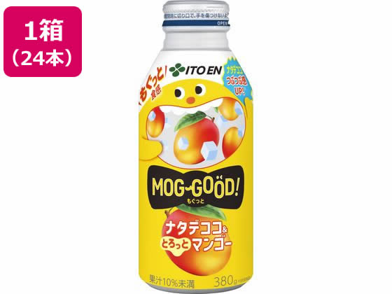 伊藤園 もぐっとナタデココ&とろっとマンゴー 380g×24本 伊藤園 もぐっとナタデココ&とろっとマンゴー 380g×24本