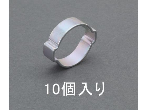 エスコ ホースクランプ ツーイヤー型 10個 23-27mm EA463AE-27
