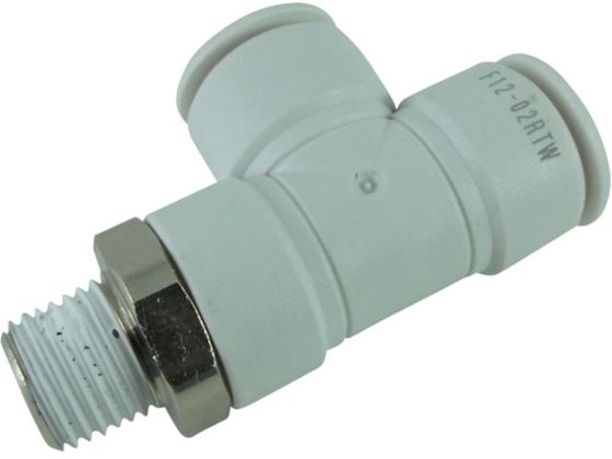 チヨダ ファイブメイルランティ W(白)12mm・R1/4 F12-02RTW チヨダ ファイブメイルランティ W(白)12mm・R1/4 F12-02RTW